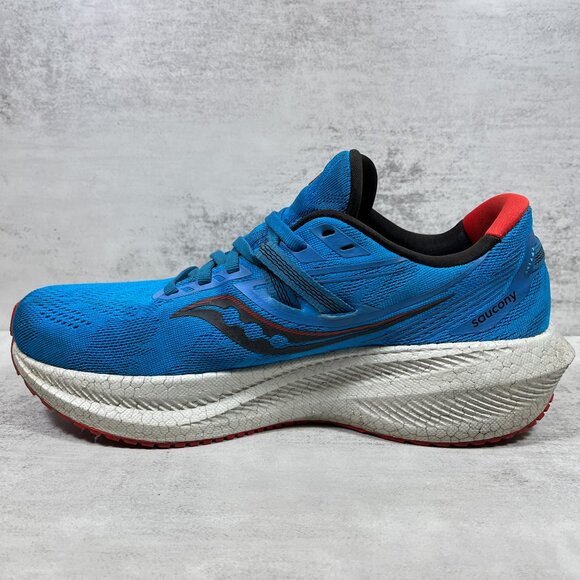 Saucony Triumph 20 Running Shoes - Men's Size 8 - Blue - Picture 5 of 10